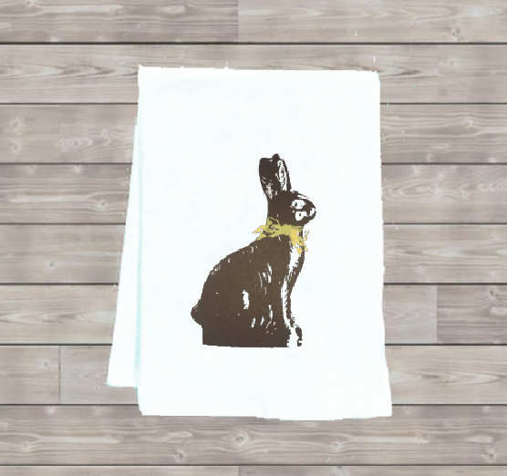 Thumbnail: CHOCOLATE BUNNY TEA TOWEL