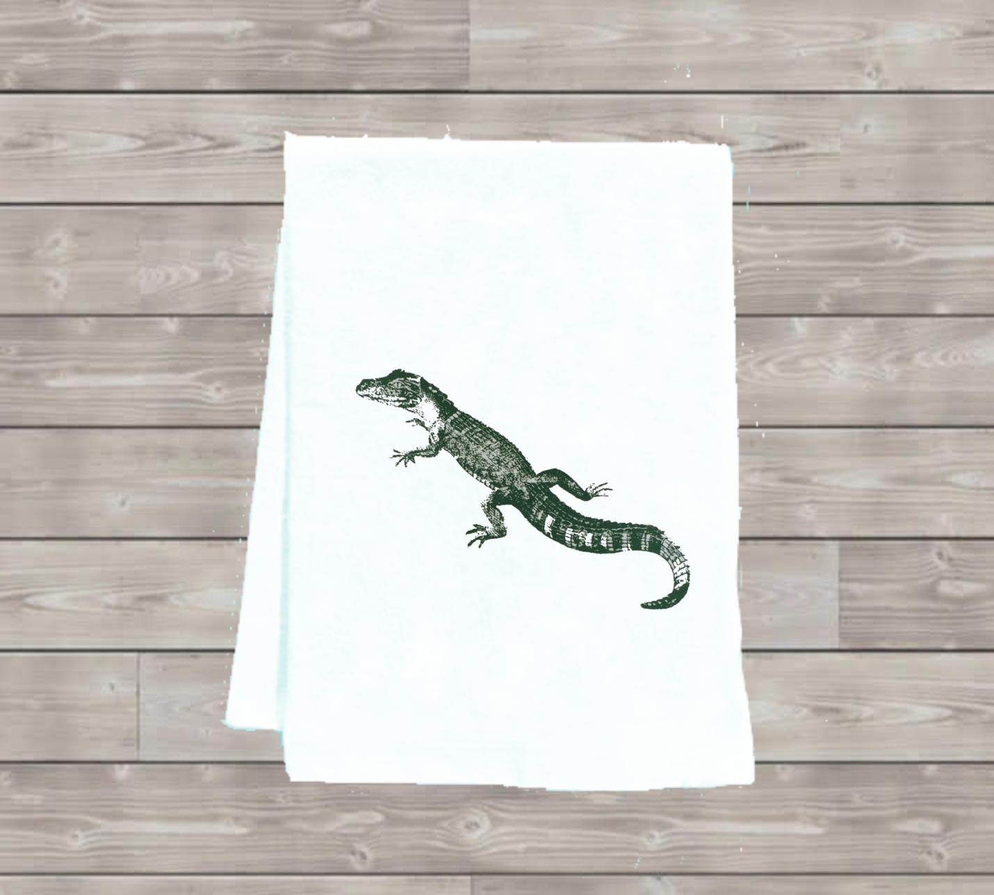 ALLIGATOR TEA TOWEL