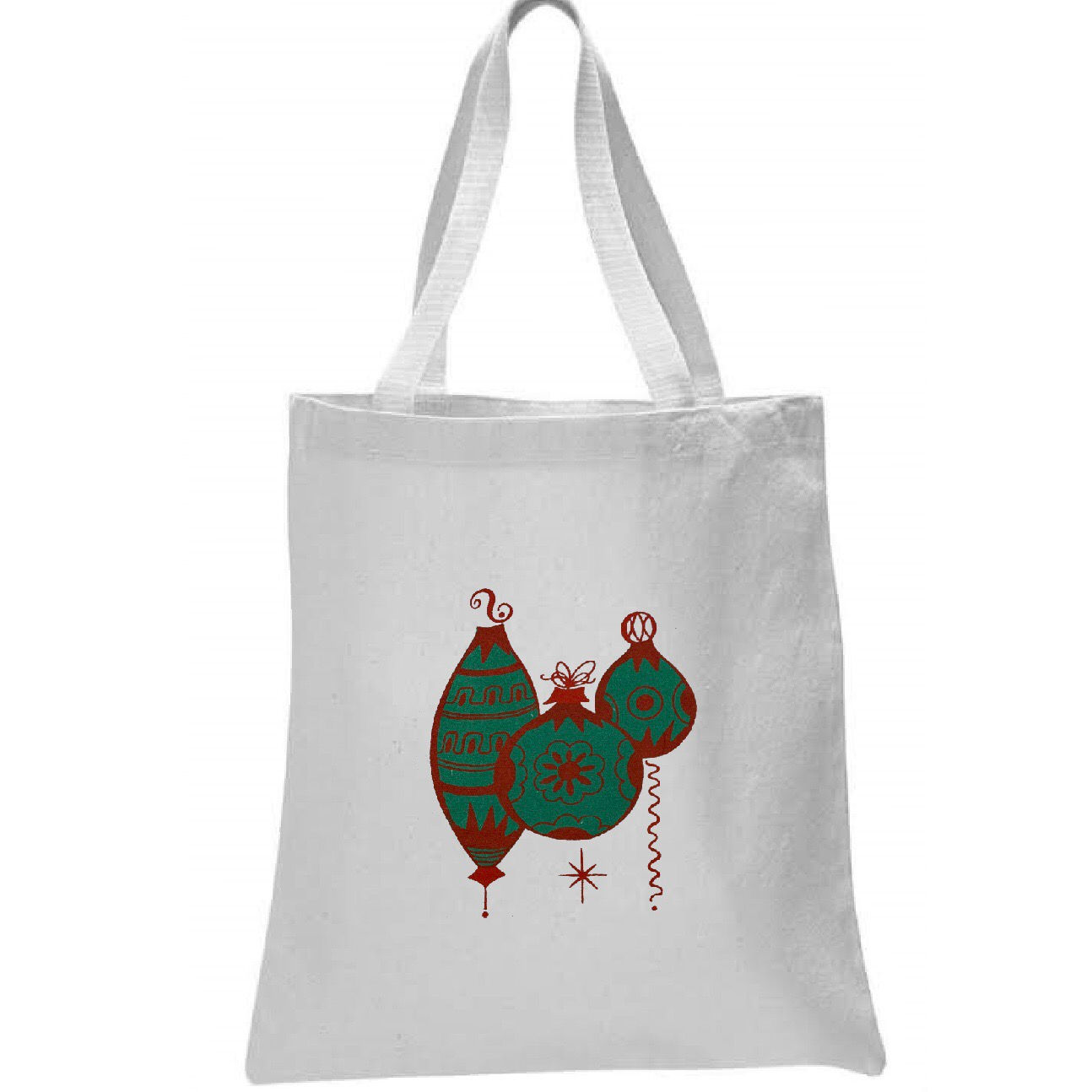 CHRISTMAS ORNAMENT TOTE BAG