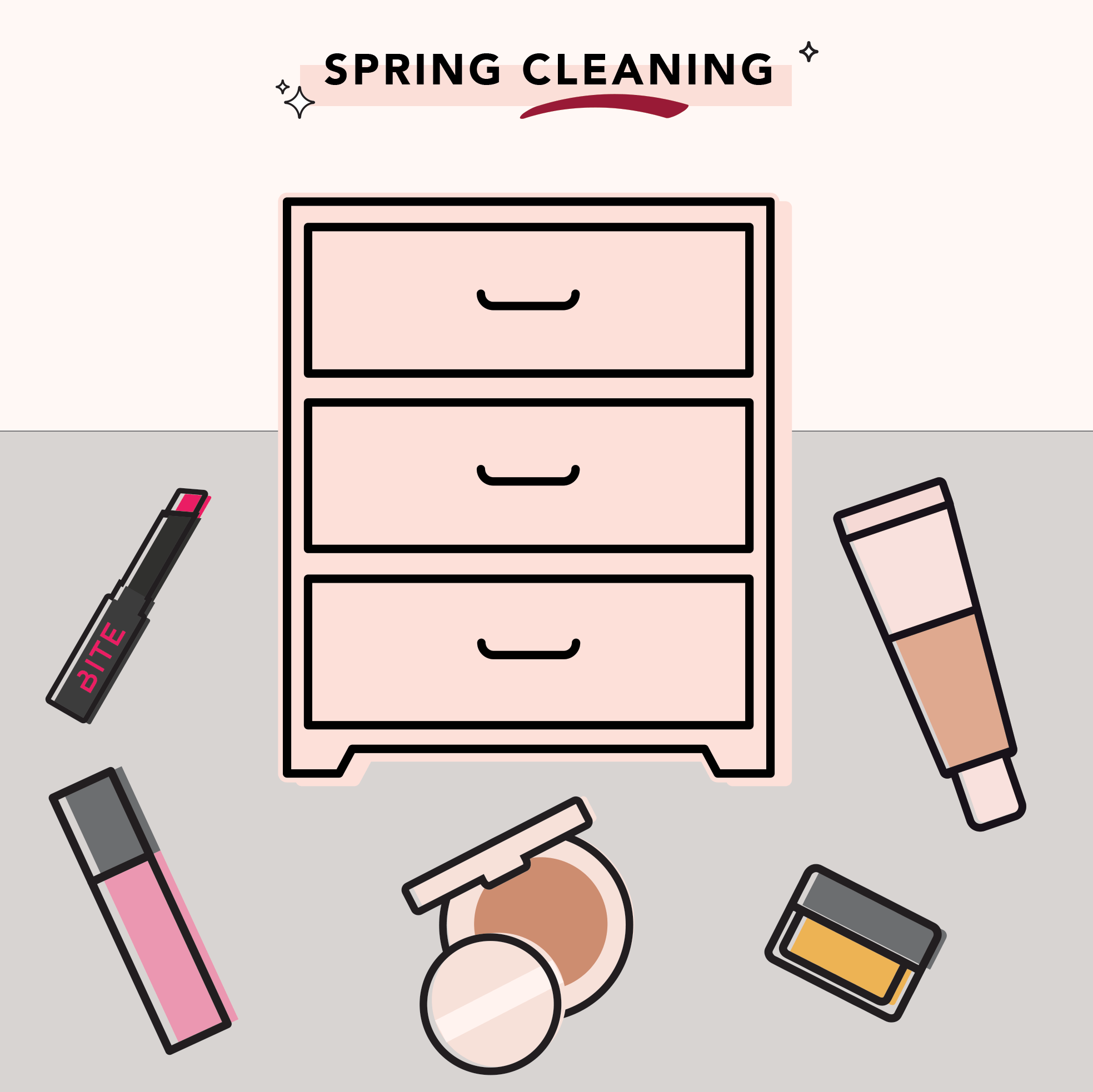 BITE Beauty Instagram grid graphic