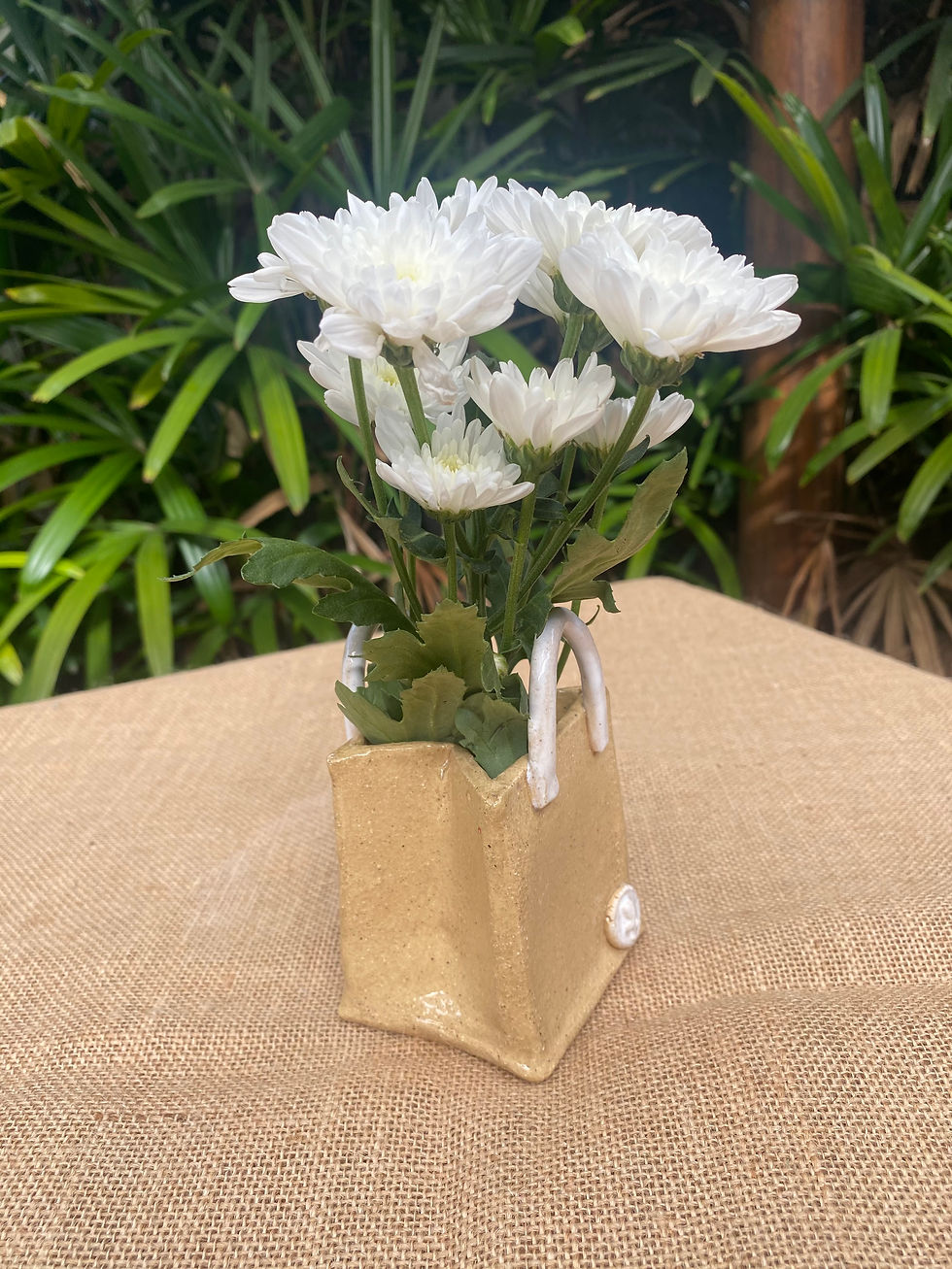 Thumbnail: Paper Bag Like Pottery Vase