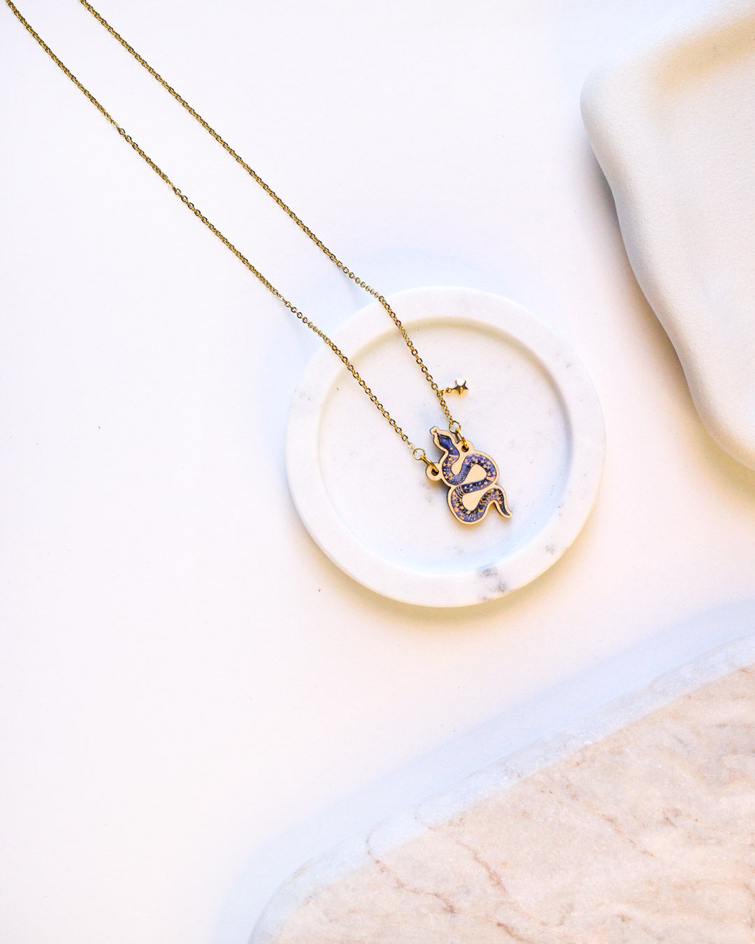 Snake Charm Necklace