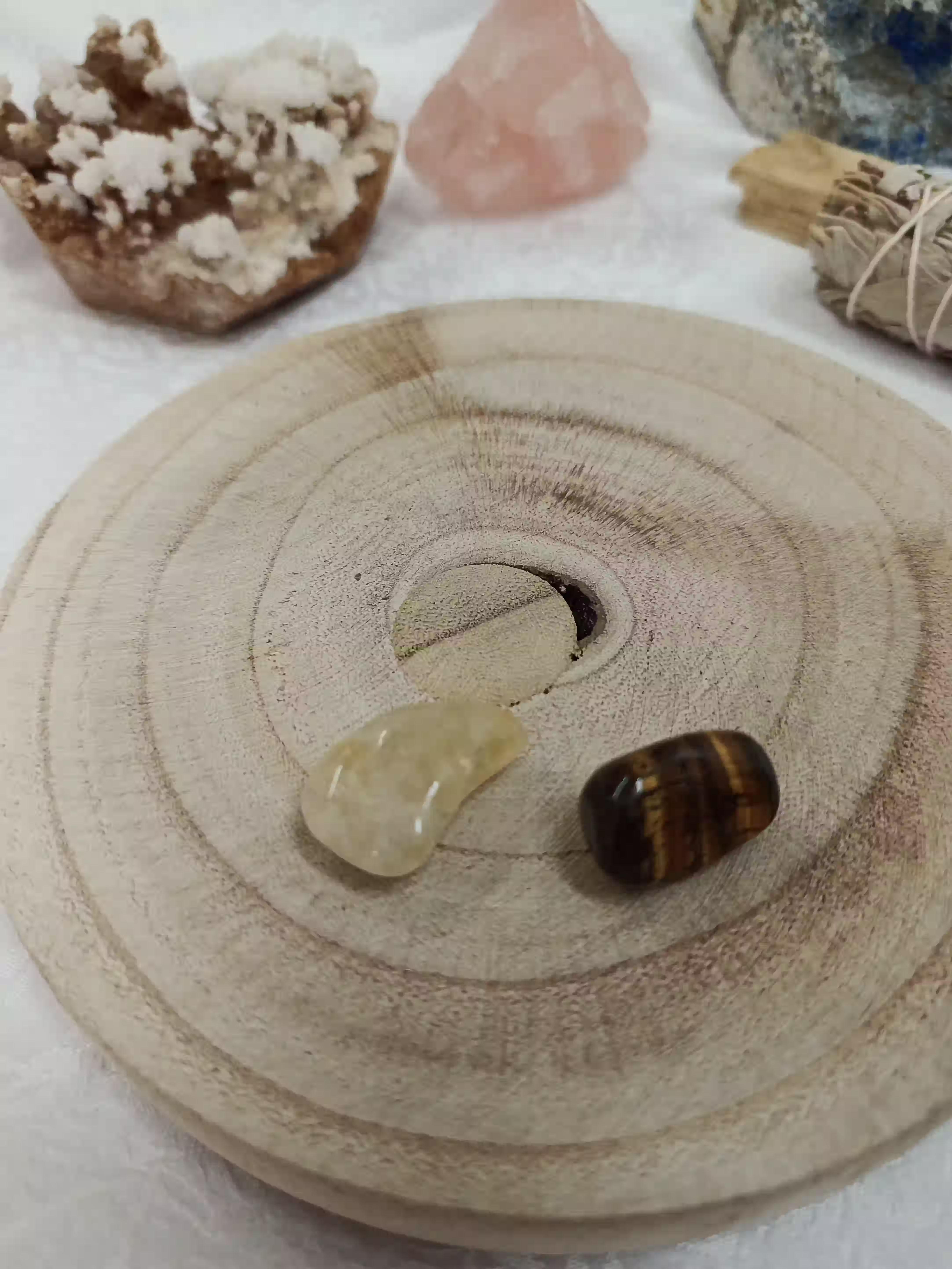 Kit de Cristais para o Signo Gémeos – Olho de Tigre e Citrino