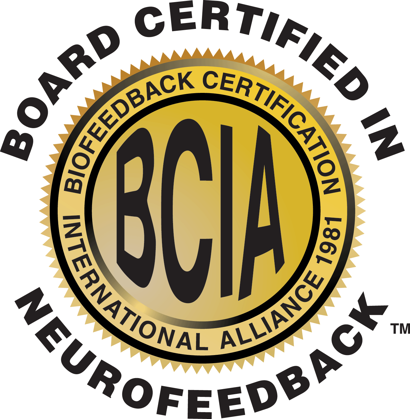 The letters BCIA written in a circle and around this is written biofeedback international alliance and around this is written board certified in neurofeedback. This represents the need for family counseling sugar land, tx and social anxiety therapy sugar land, tx. This aslso represents the need for trauma therapy sugar land, tx and therapy for trauma sugar land, tx.