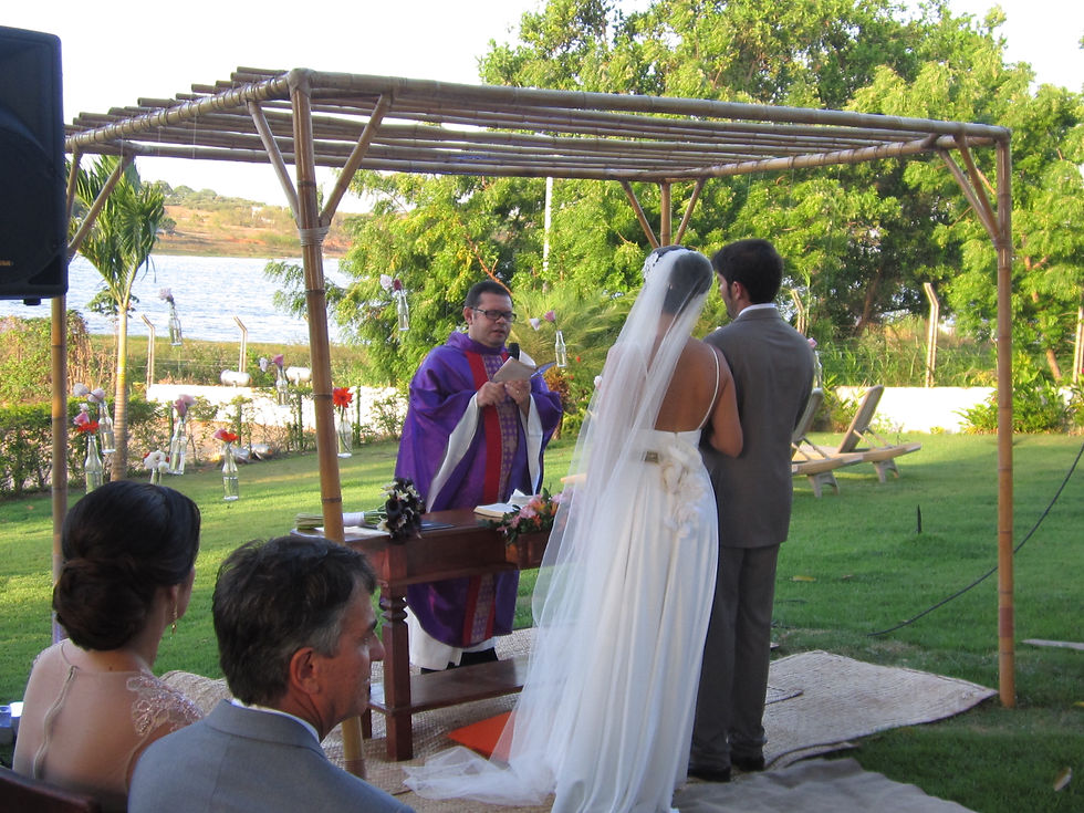 Casamento de Mariana e Lucas na Lagoa dos Cavalos