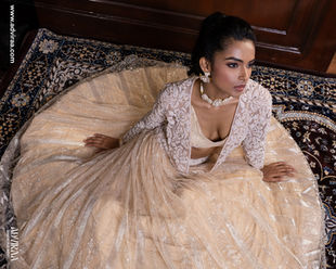 ✨Royal, Radiant & Ready to Rule: Meet the Indo-Western Set That Deserves a Standing Ovation✨ Adviraa