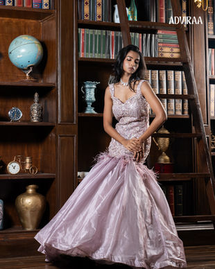 Lavender, But Make It Legendary: This Fishcut Lehenga by Adviraa Is a Whole Statement 💜