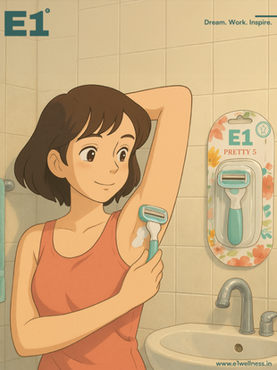 Discover Silky Smooth Skin with the E1 Pretty 5 Razor for Women – Your Ultimate Shaving Companion