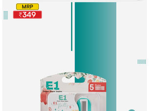 Glide into Grace: The E1 Pretty 5 Razor Cartridges for a Smoother, Kinder Shave