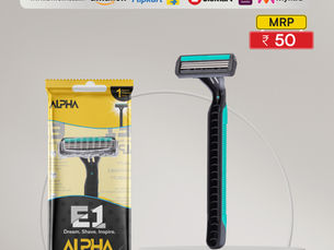Alpha 3 Blade Disposable Razor – Power. Precision. Anywhere.