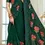 Thumbnail: Georgette Saree in Green