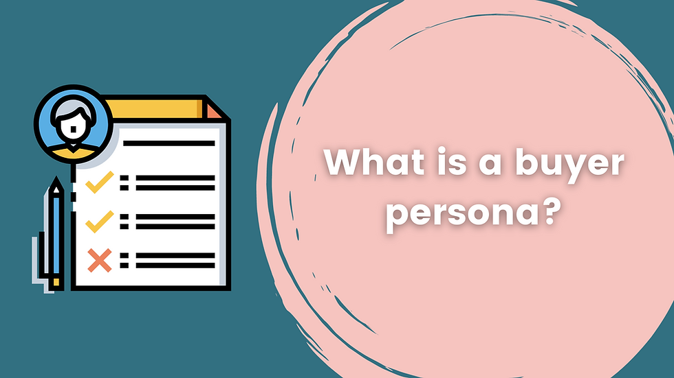 What is a buyer persona and why should content creators know about it