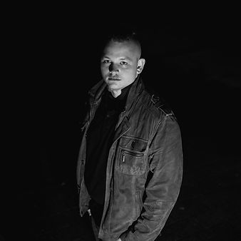 Gustav Müller looking towards camera