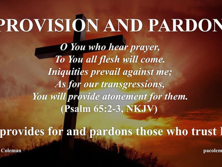 PROVISION AND PARDON