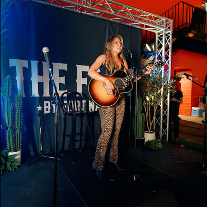 Dasha performs at the Fort By fort Nash