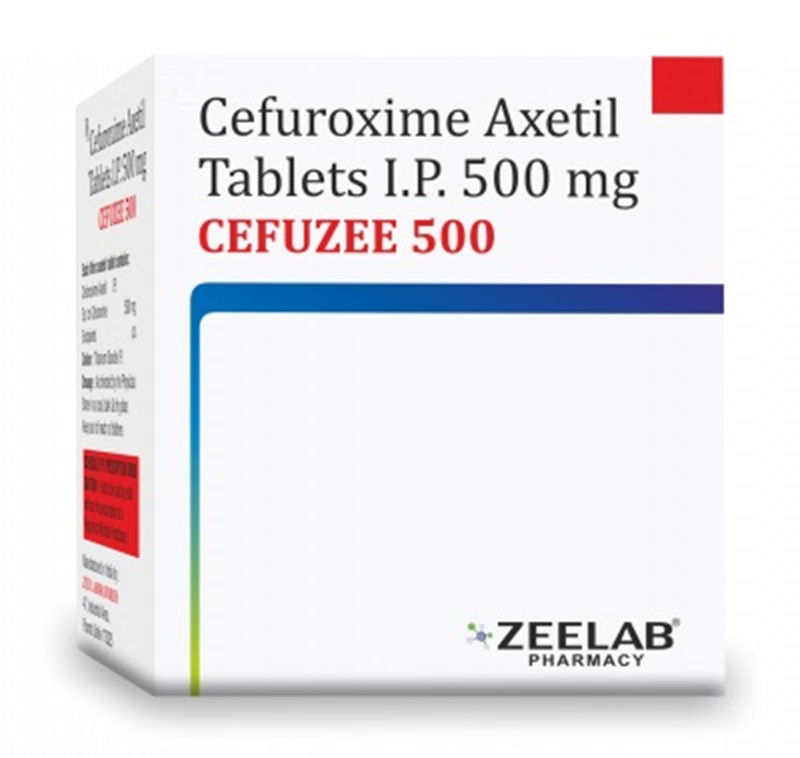 Cefuzee 500 Antibacterial Tablets (Pack of 40 Tablets)
