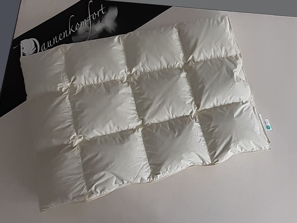 Miniaturbild: Eiderdaunendecke 135x200, 100% Eiderdaunen, 300 g oder 450 g Neu. Vom Hersteller