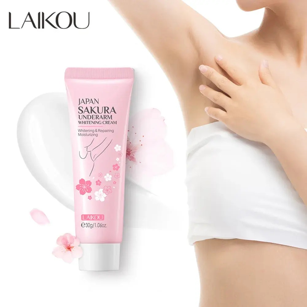 Laikou Japan Sakura Underarm Whitening Cream | Brightening & Smoothing Treatment