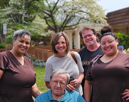 staff with family.JPG