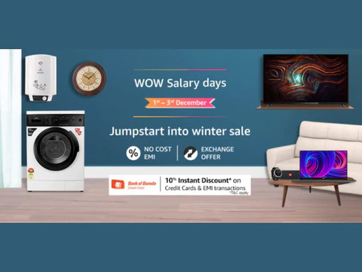 Amazon Wow Salary Days Begin: Laptops Starting at Rs. 17,990, More Deals