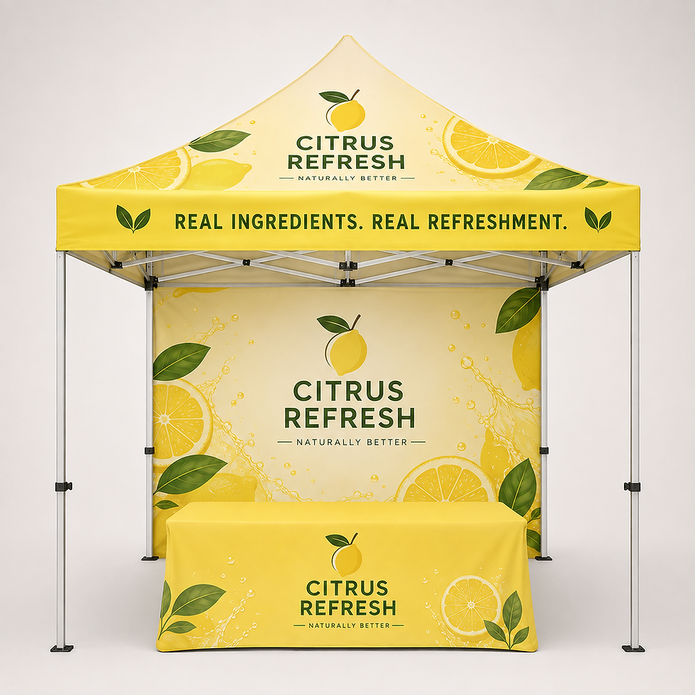 10x10 Custom Pop Up Tent Package