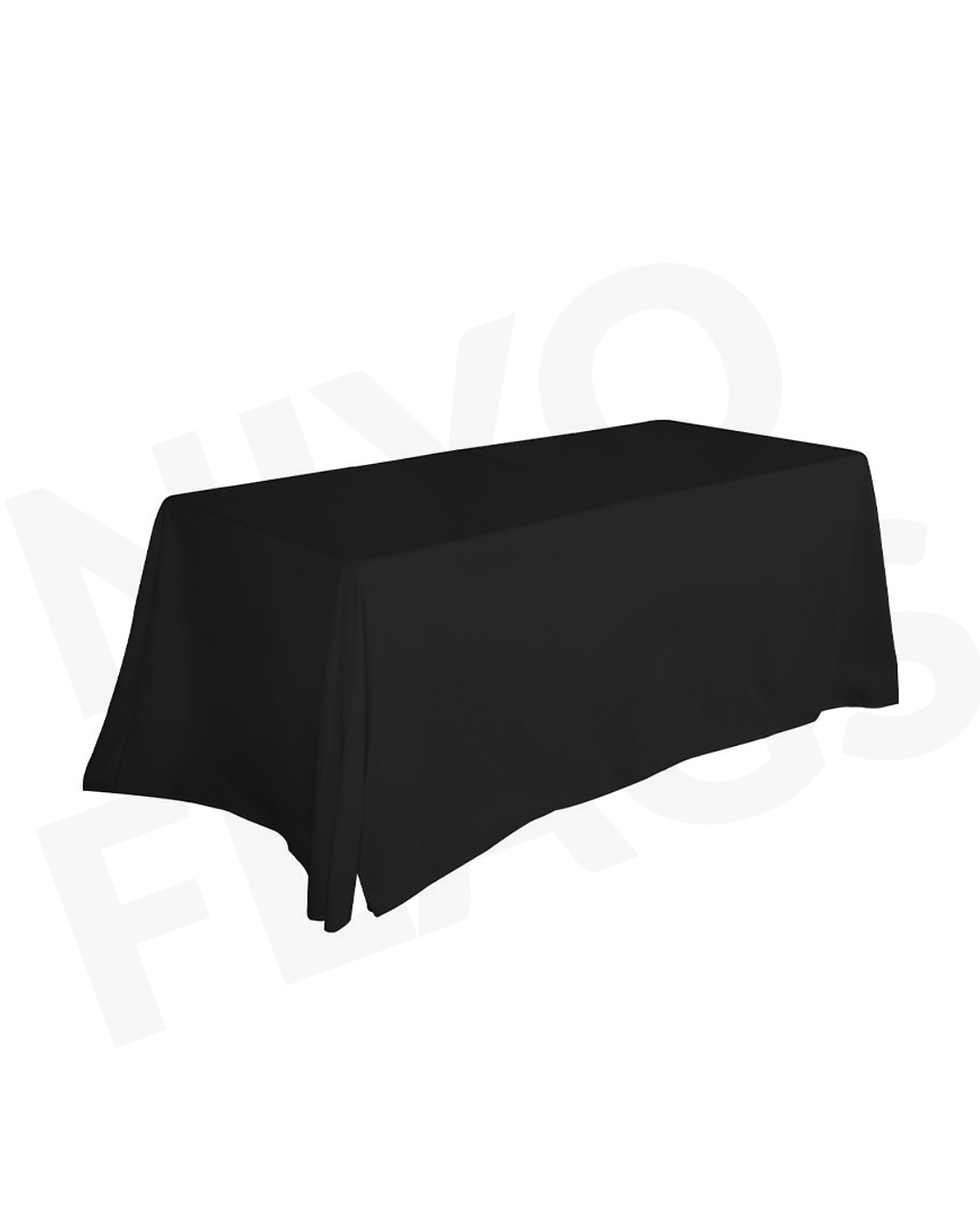 Plain Open Back Table Throw