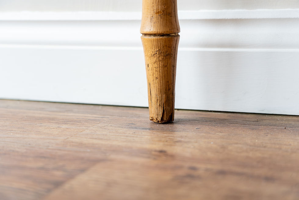Thumbnail: Victorian Pine Side Table On Faux Bamboo Legs