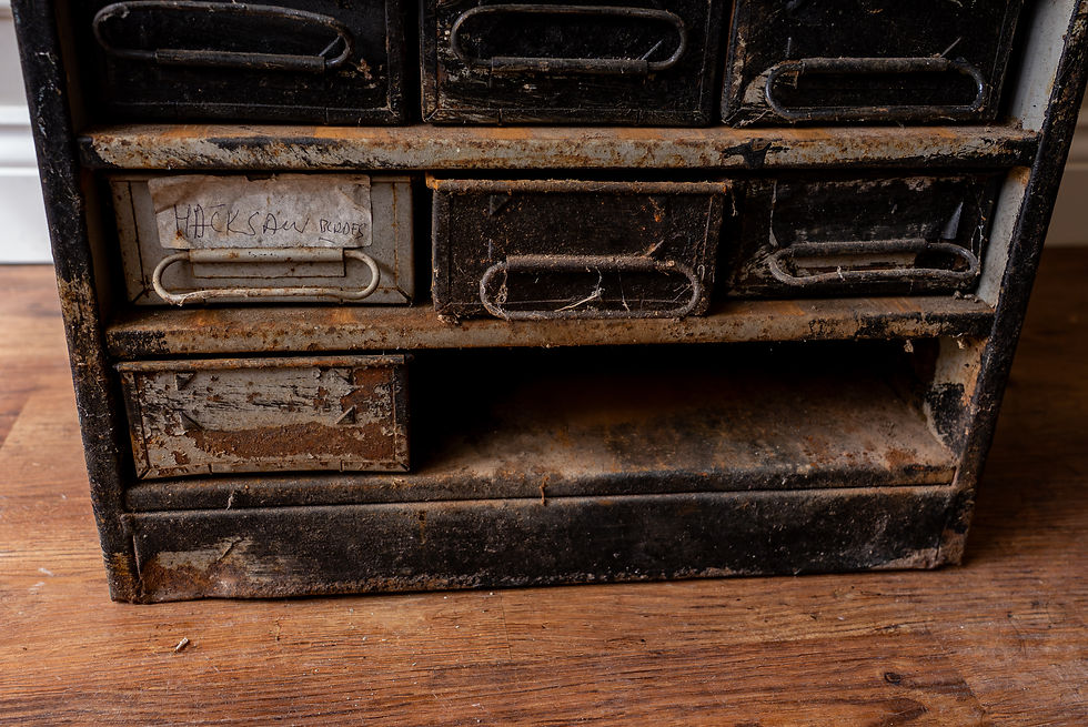 Thumbnail: Vintage Industrial Engineers Multi Drawer Cabinet