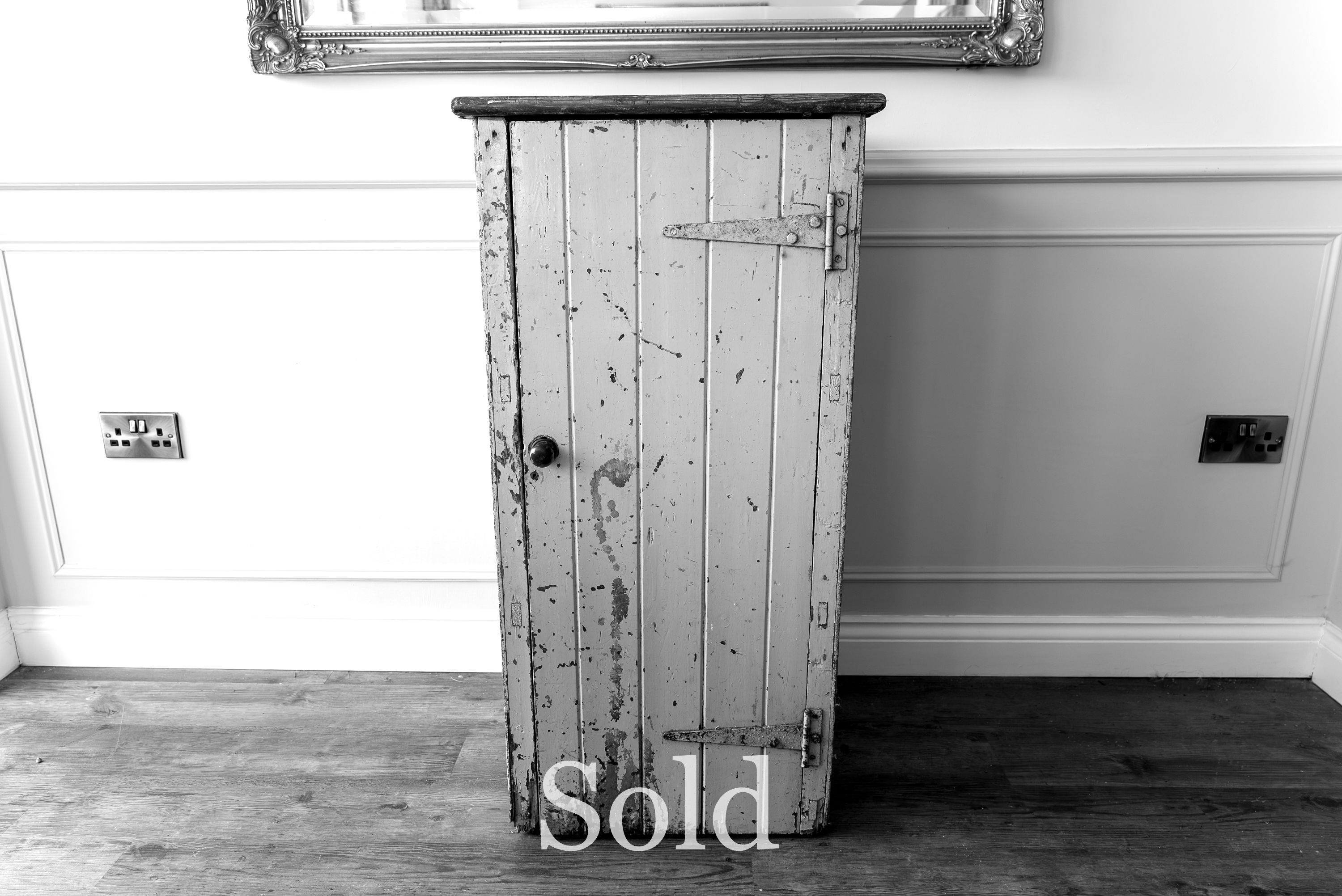 Distressed Painted Cupboard
