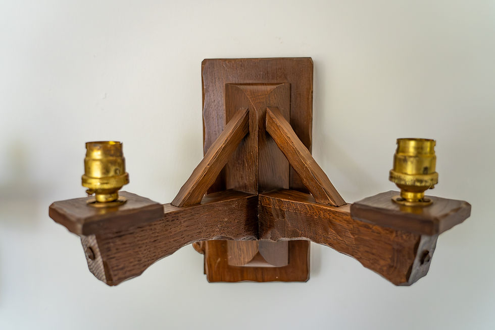 Thumbnail: Pair of Colin 'Beaverman' Almack Wall Lights