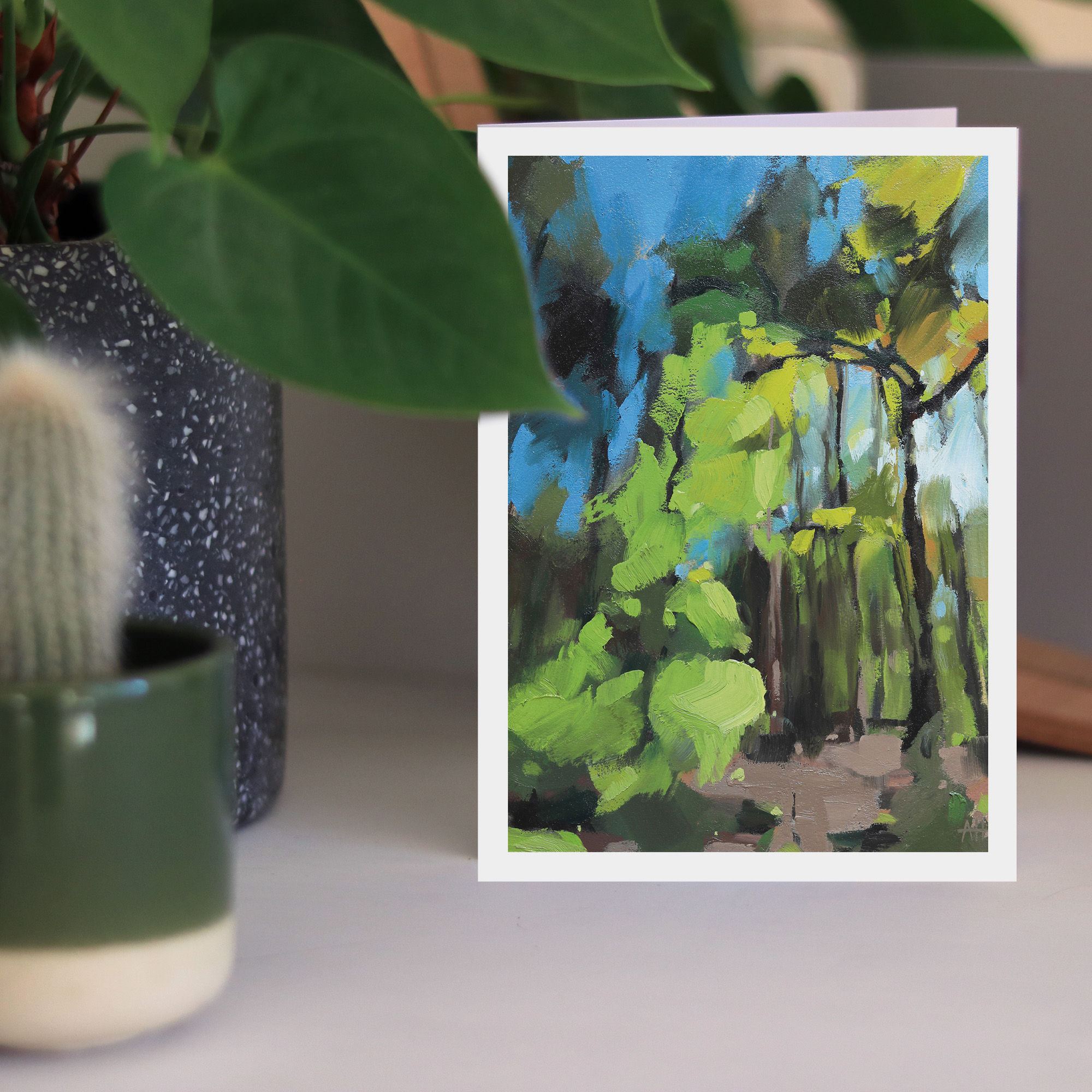 Woods At Buckler's Hard Art Greeting Card