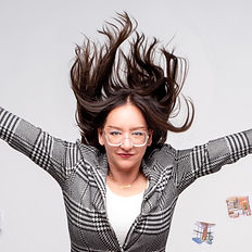 Obligatory Hair Toss - love it.