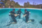 Ejercicios en confinadas con Pura Vida Diving