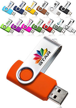 8GB Swivel USB Flash Drives