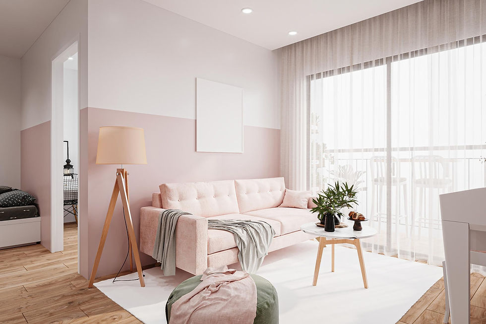 Neutral home interior with natural light, associated with divorce home sale guidance in Maryland