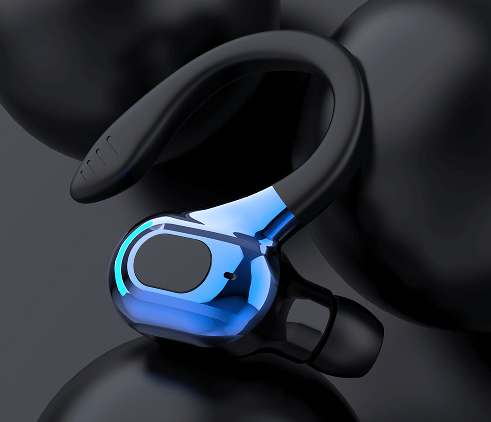 Thumbnail: New Bluetooth 5.1 Headset Wireless Earbuds Earphones Stereo Headphones Ear Hook