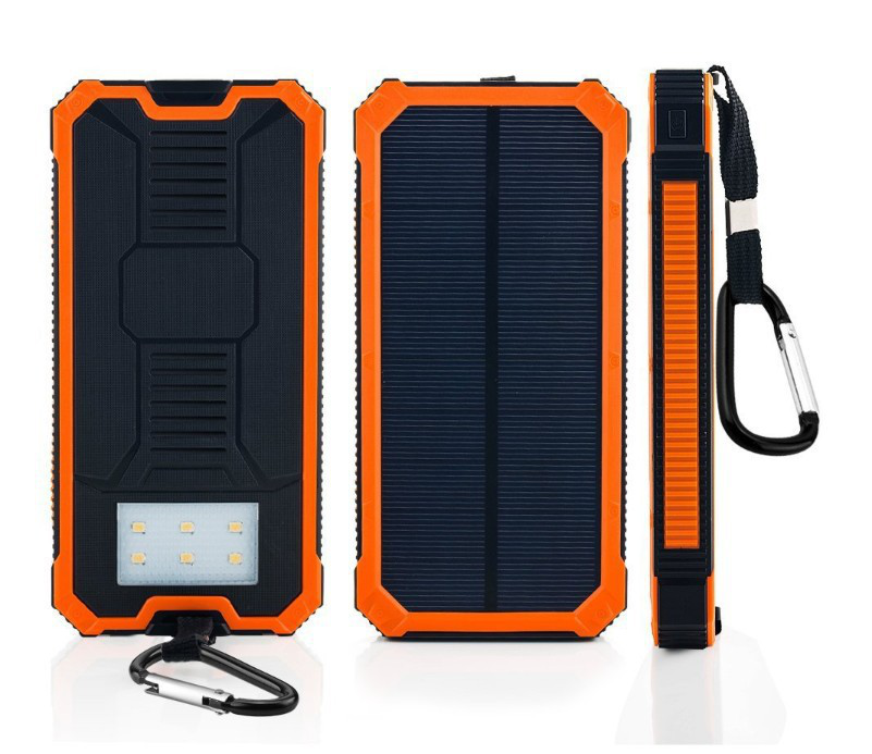 Thumbnail: Waterproof Solar Charging 10000mAh Battery Backup