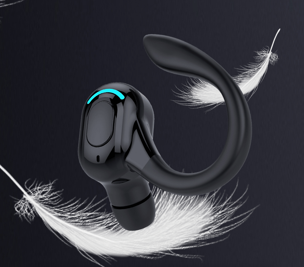 Thumbnail: New Bluetooth 5.1 Headset Wireless Earbuds Earphones Stereo Headphones Ear Hook