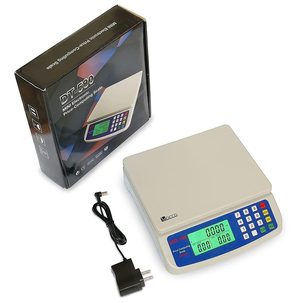 Thumbnail: Electronic Computing Scale LCD Digital Commercial Food Produce Scales 30kg x 1g