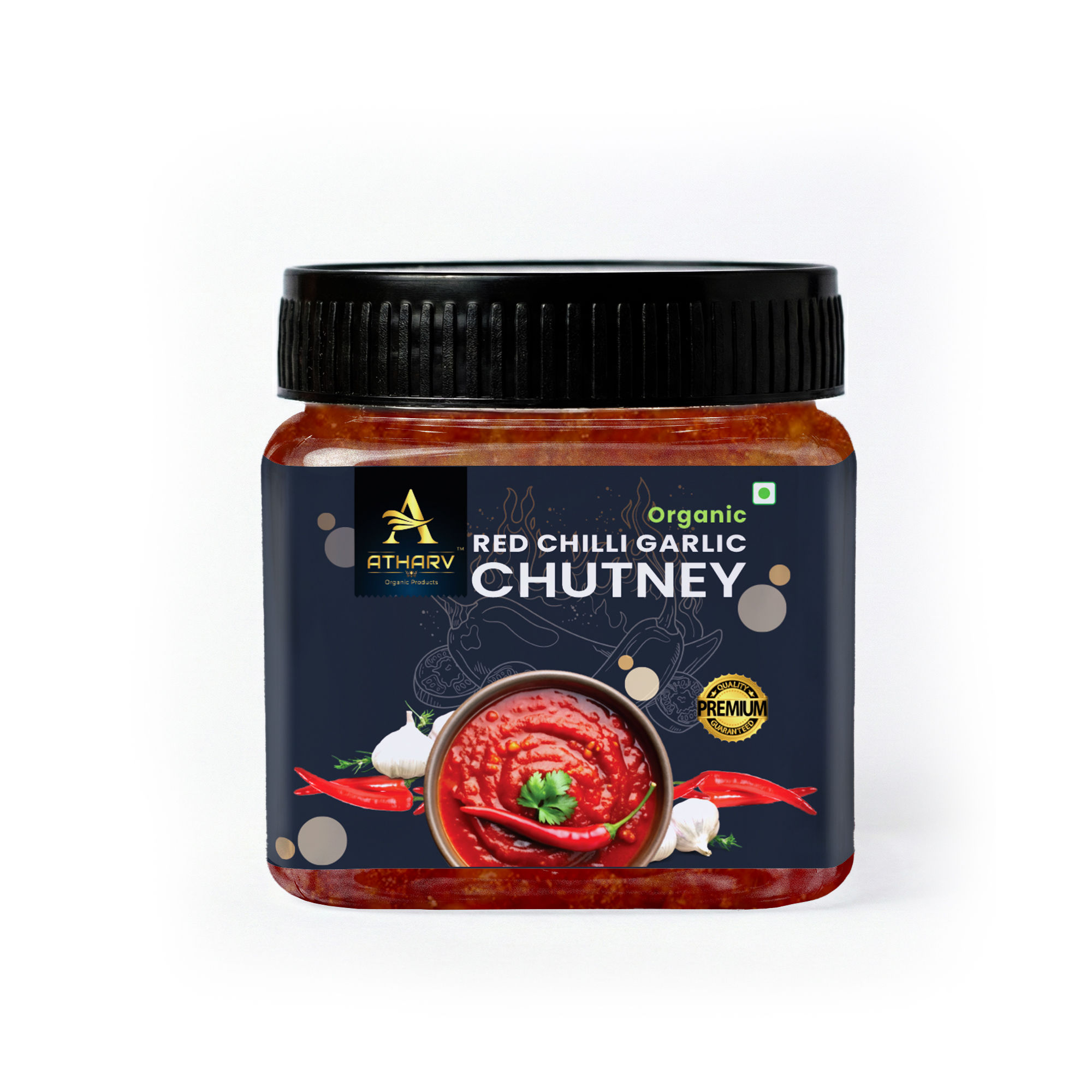 Organic Red Chilli Chutney-Garlic