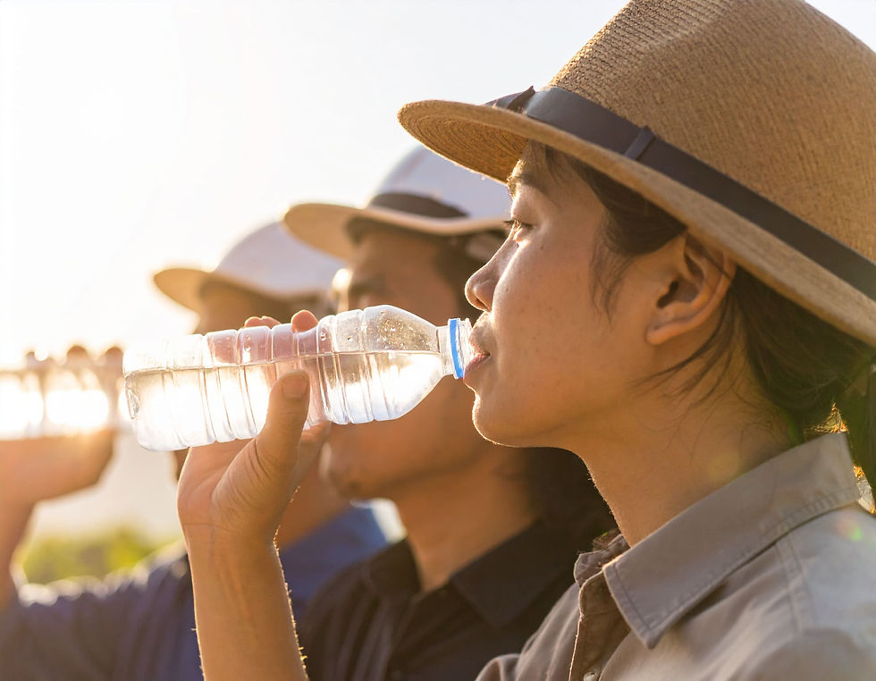 硬水のミネラルが熱中症対策に効く理由