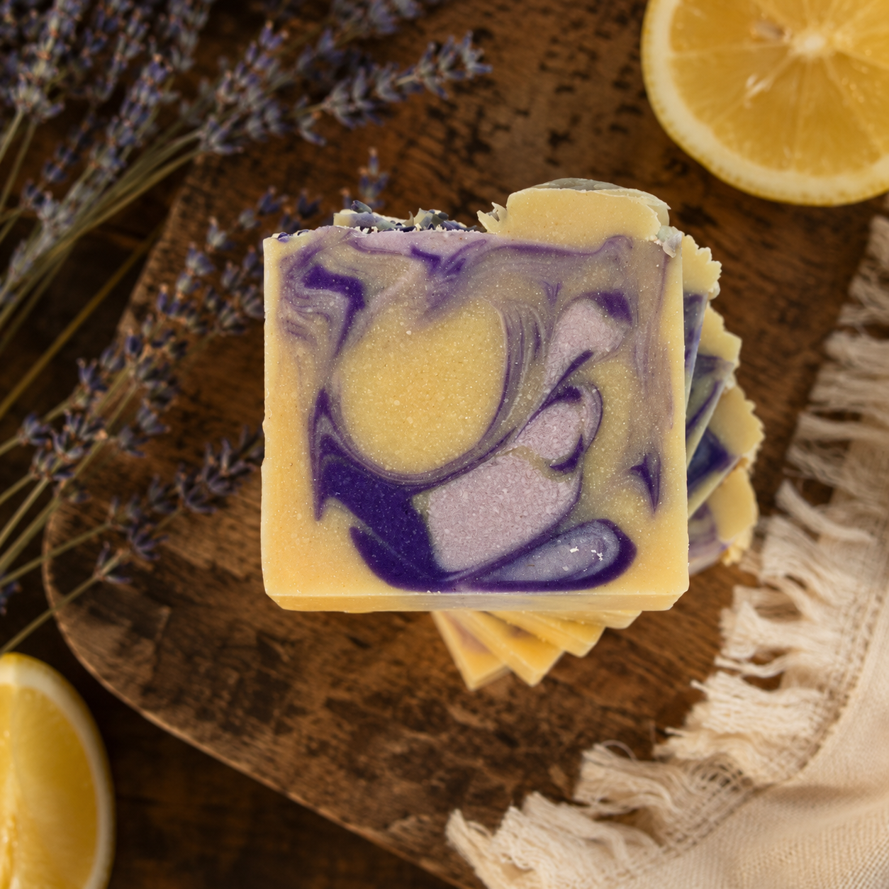 Lavender Lemon Homemade Soap