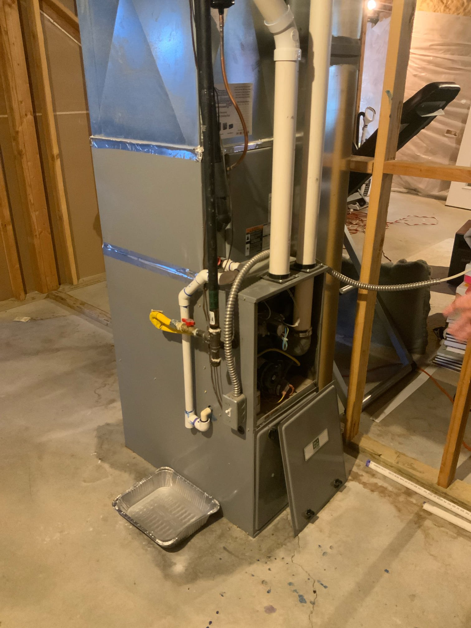 Conceptual image representing the decision of where to buy a new furnace. Depicts a home with options related to HVAC and furnace replacement cost, highlighting a residential furnace replacement service. Emphasizes the importance of making an informed choice for home heating solutions.