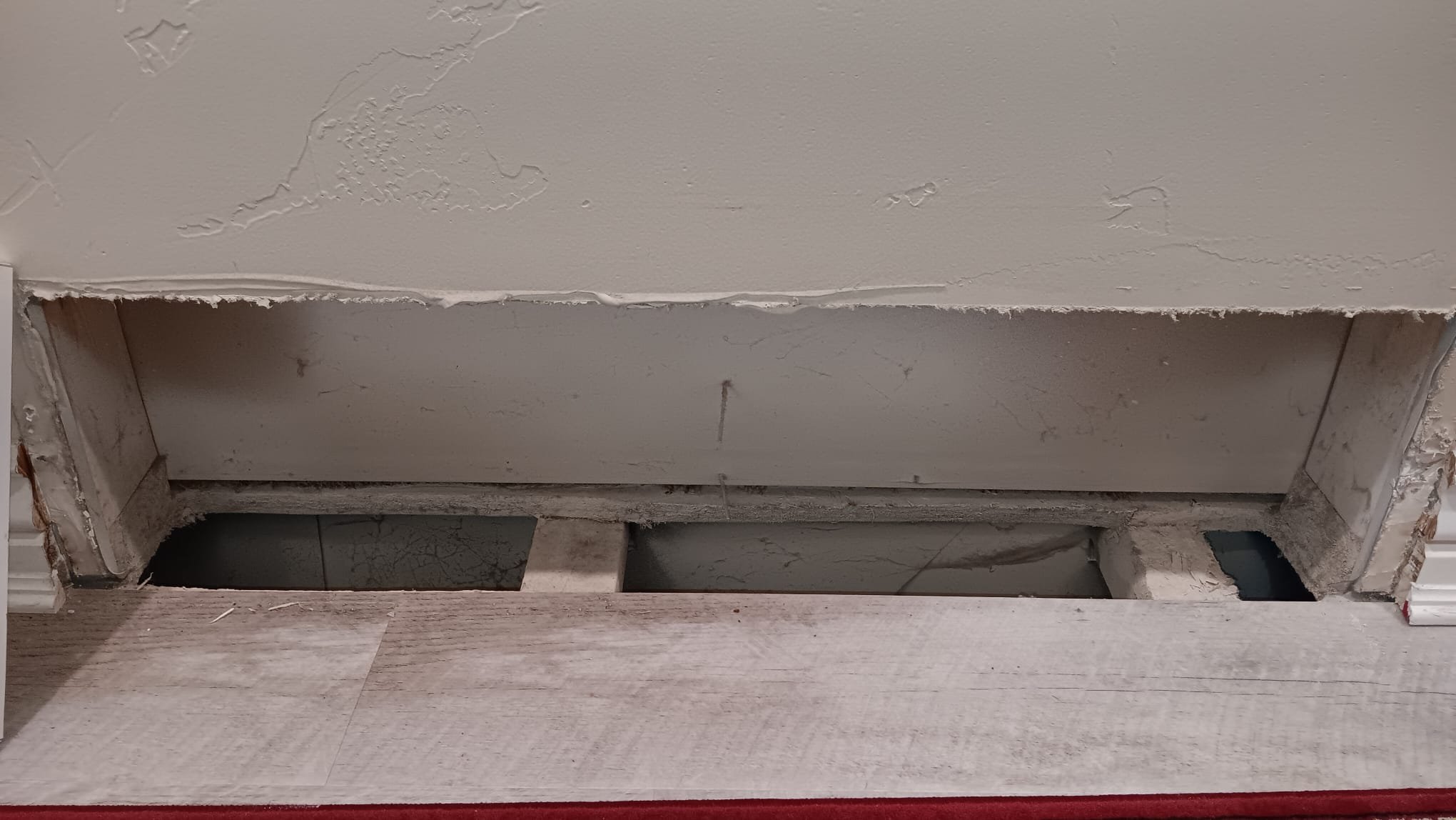 American Fork, Utah kitchen after water damage. Mold remediation needed, possibly using CLR cleaner mold remover. Clean out reveals extent of damage. Call local pros!
