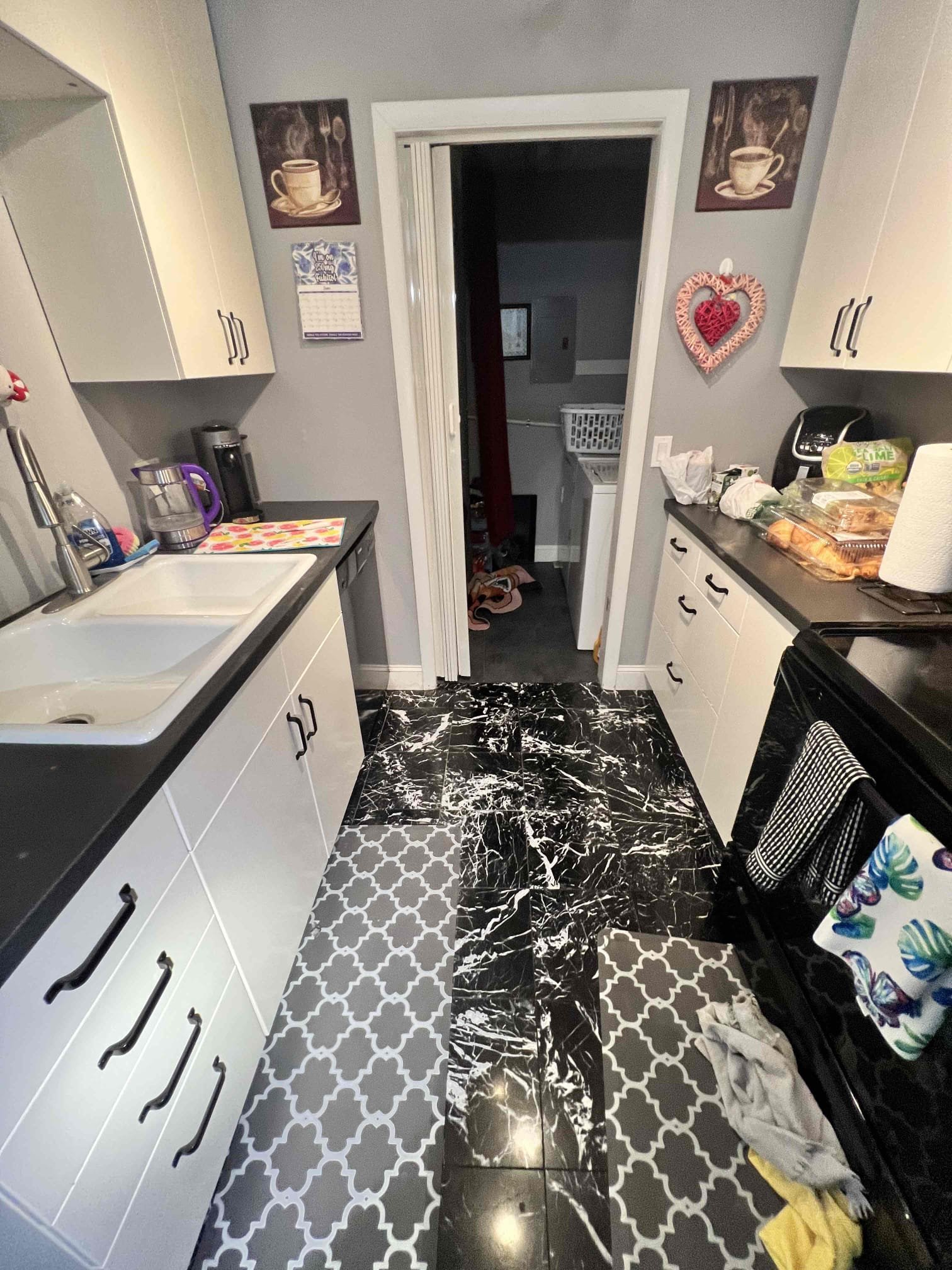 Residential bathroom mold cleanup image showcasing 24-hour emergency service. Relates to maintaining a clean home, preventing issues like clogged kitchen sinks needing home remedies, and highlighting the importance of after-hours mold remediation for a healthy living environment.