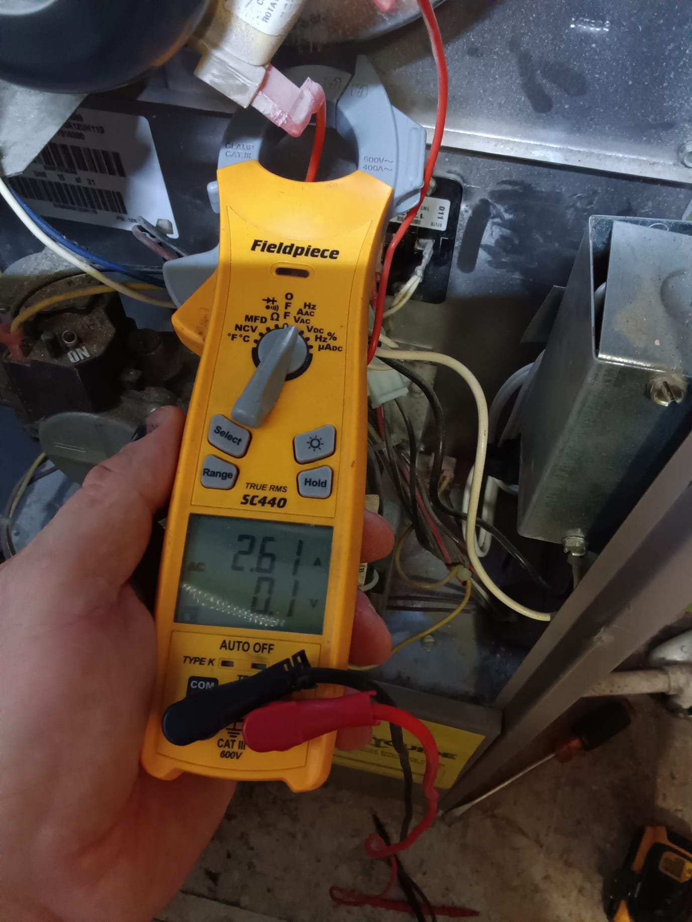 Emergency furnace repair service. Image depicts a technician servicing a gas furnace, highlighting the urgency and availability of nearby emergency furnace services.