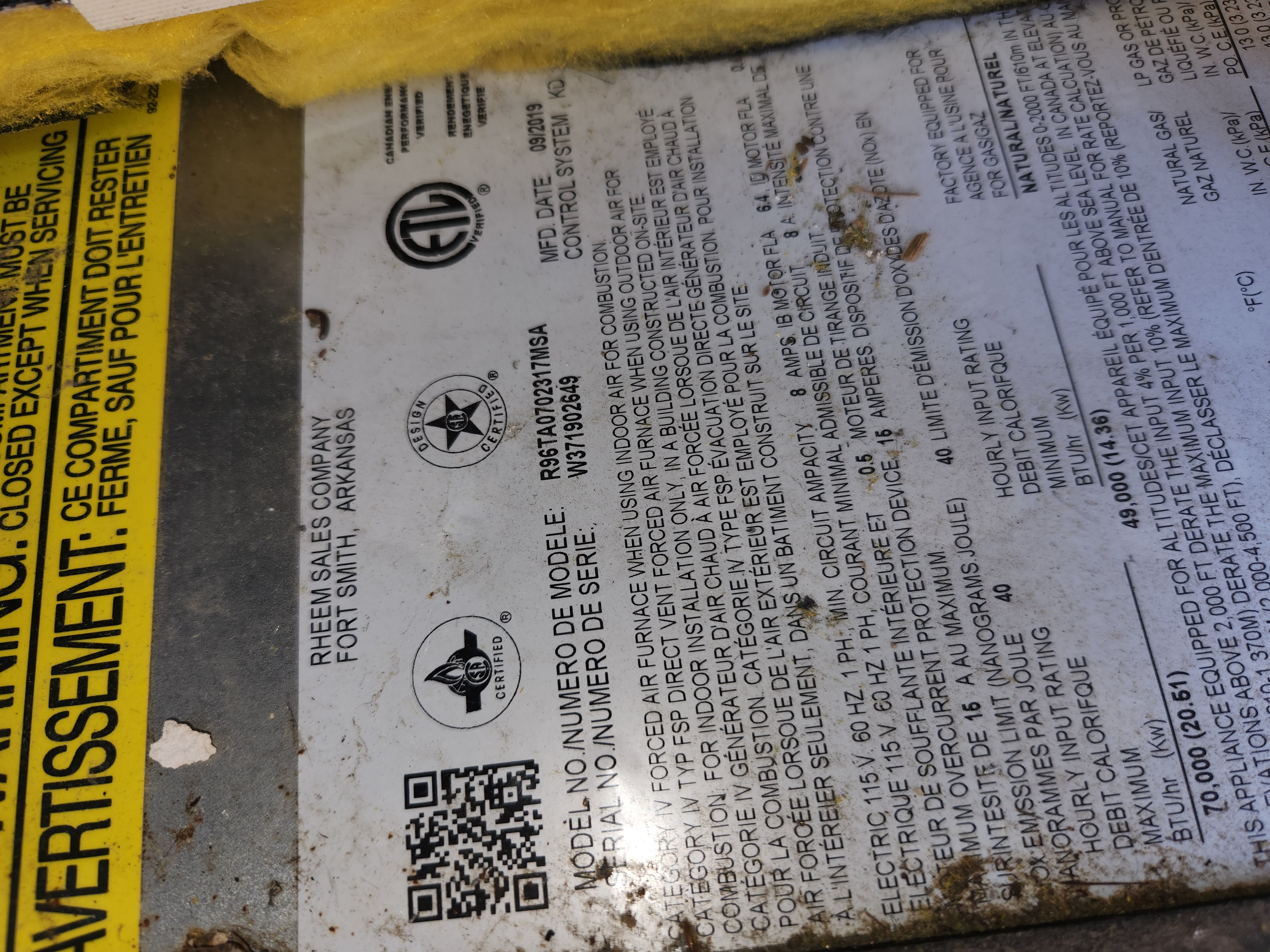 Image of a central air conditioning and heating system, potentially a furnace and heat pump combo, providing both cooling and central furnace heating solutions for home comfort.