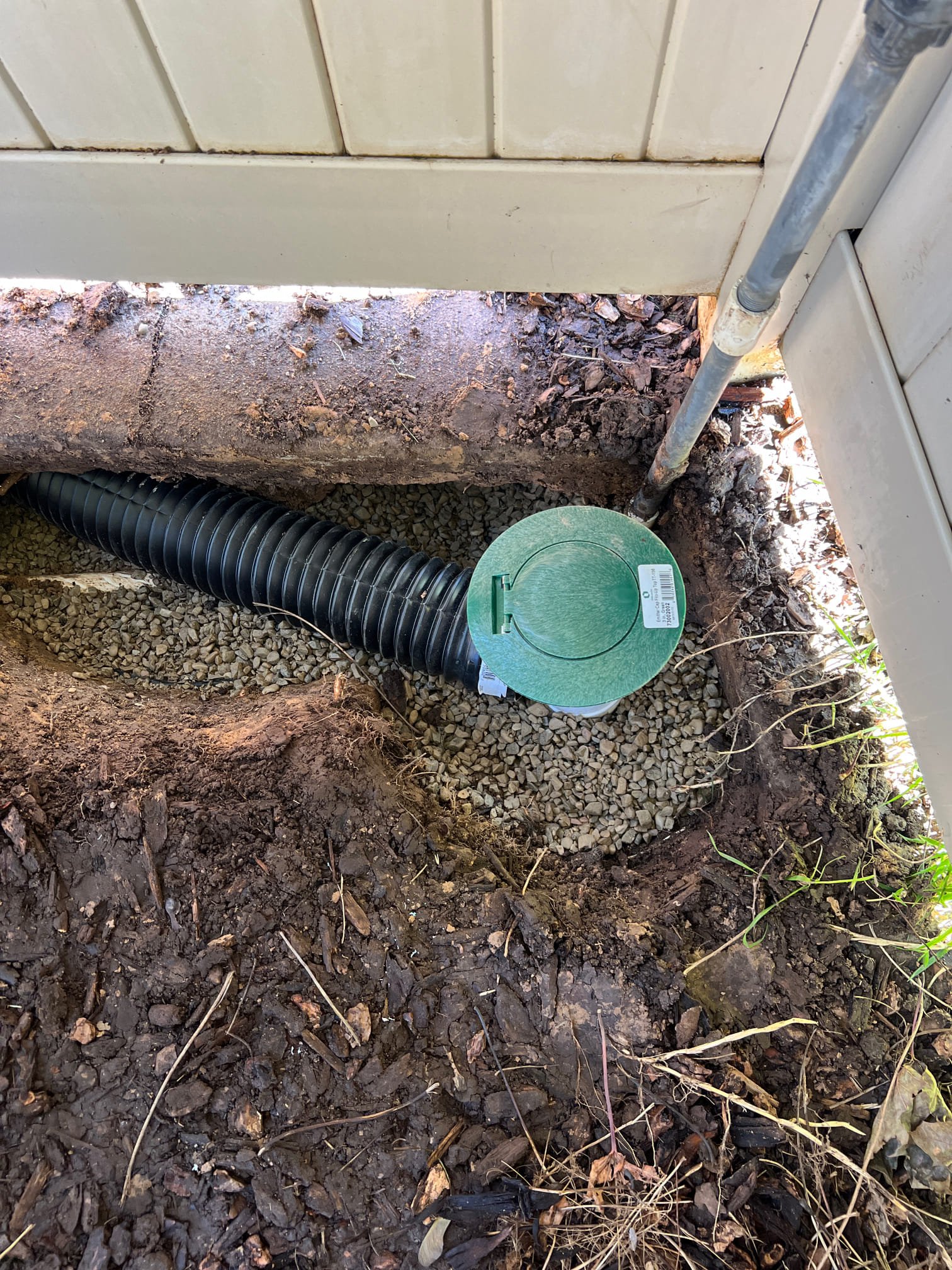 Estimate of basement ceiling water damage repair. Image depicts service for basement ceiling water damage recovery, showcasing potential repair work. Get your basement ceiling water damage recovery repair estimate today.