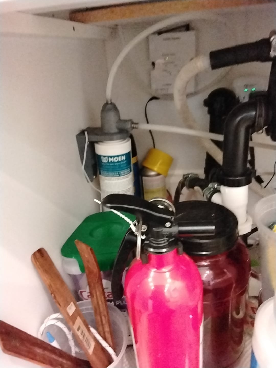 Image depicting potential sources of basement water damage, including a faulty hot water tank. Emphasizes the importance of prompt basement water damage restoration to prevent costly repairs. Search terms: basement water damage restoration, basement water damage restoration cost, hot water tank damage.