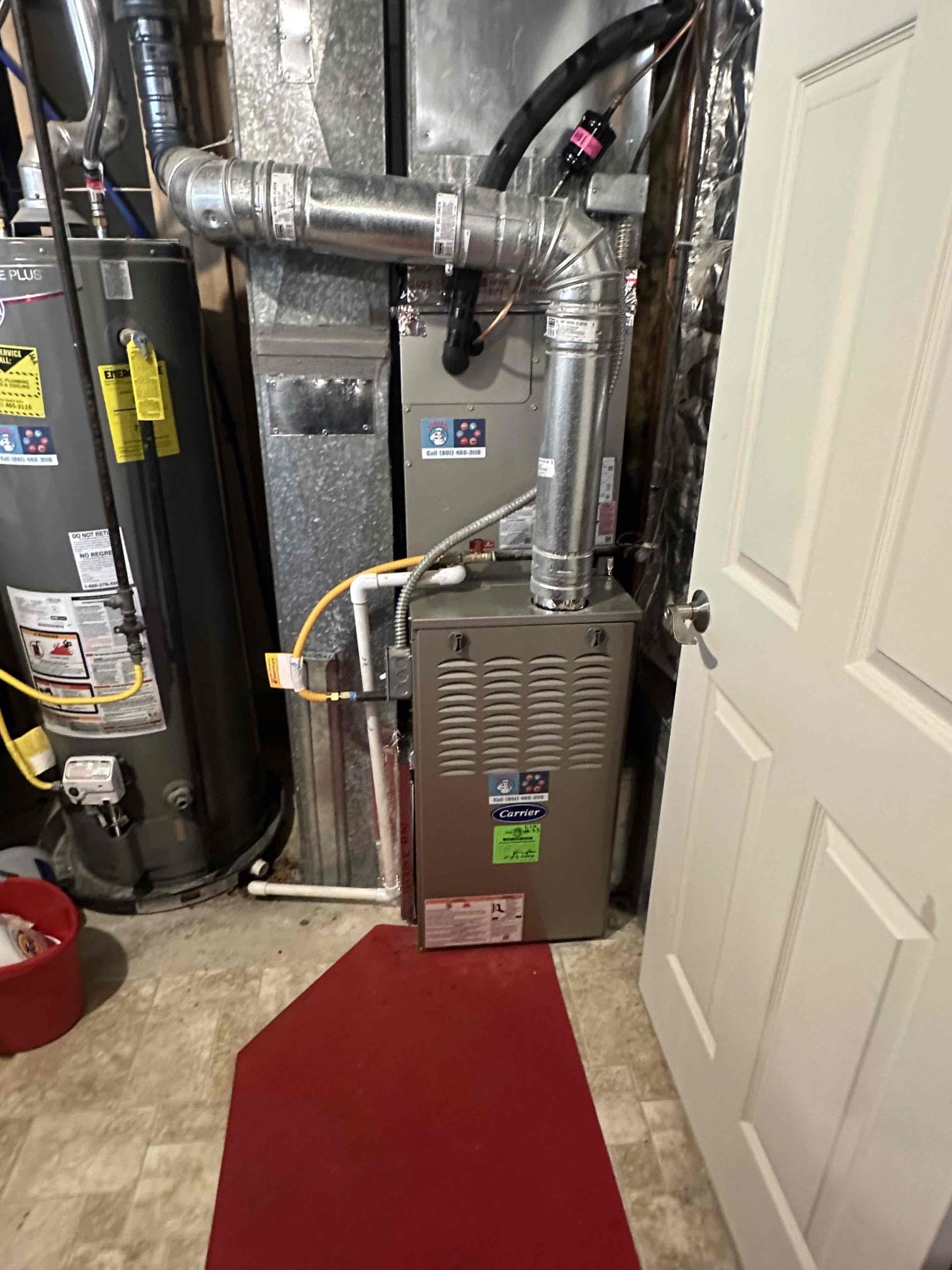 Image of a trailer house furnace, highlighting the importance of regular furnace maintenance for optimal heating. Find reliable furnace maintenance near you to ensure efficient and safe furnace heating throughout the year.
